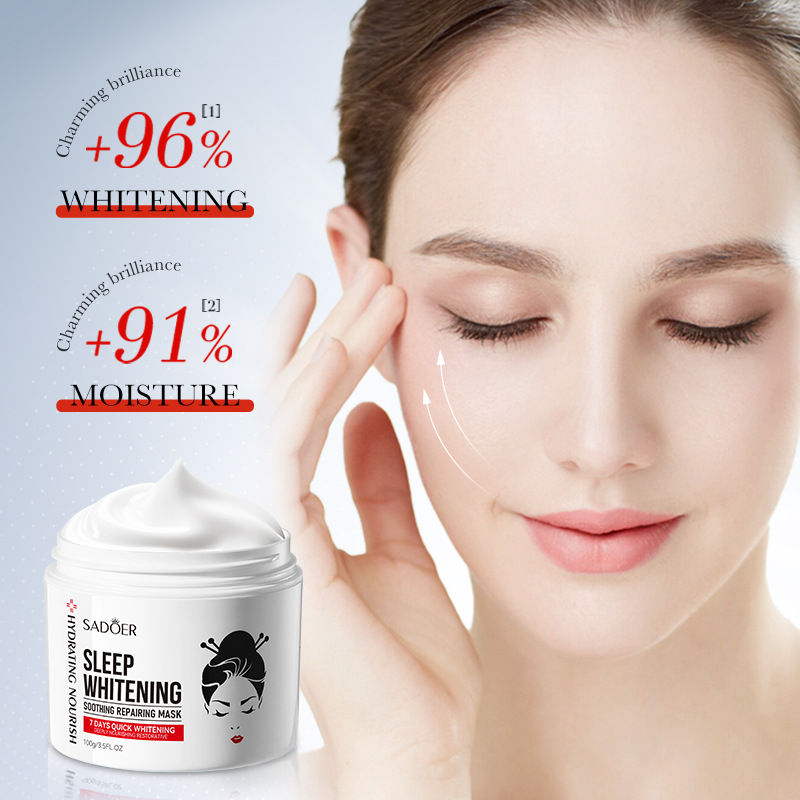 Thumbnail: Kojic Acid Whitening Skin Care Set Cleanser Toner Serum Eye Cream Face Cream Fac