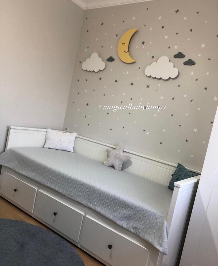 Miniatura: 2 luces de pared de nubes + 1 luna (envío incluido)