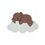 Miniature : Éléphant dormant sur le nuage