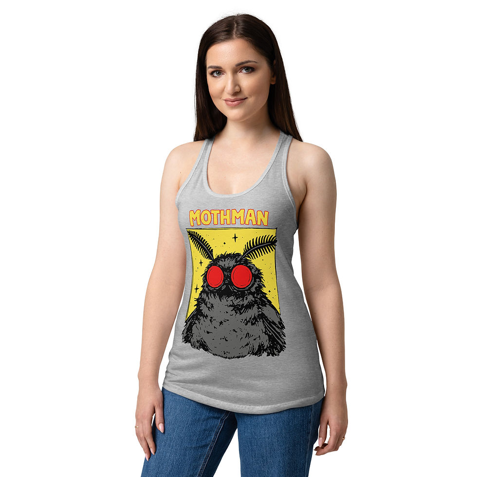 Thumbnail: Mothman Women’s fitted racerback tank top