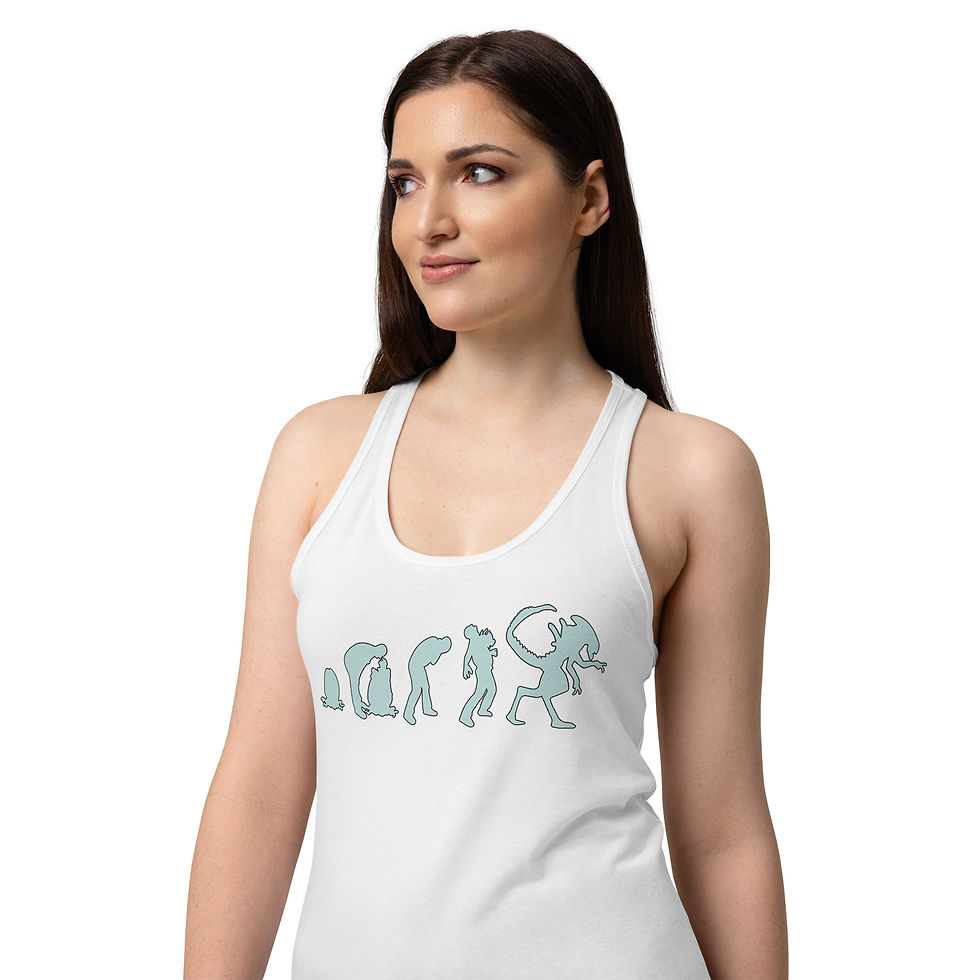 Thumbnail: Zenomorph Evolution Women’s fitted racerback tank top
