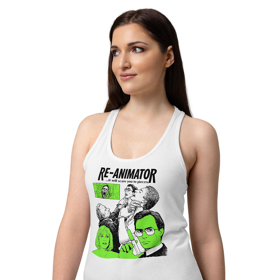 Thumbnail: Reanimator Women’s fitted racerback tank top