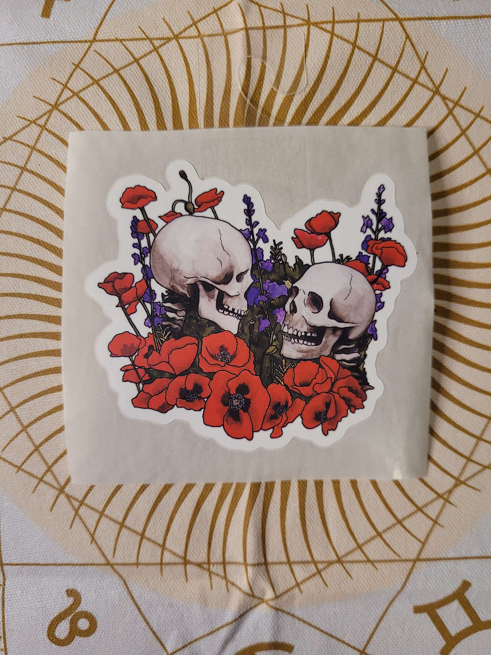 Thumbnail: Skeletons Living their Best Life 3" Vinyl Sticker