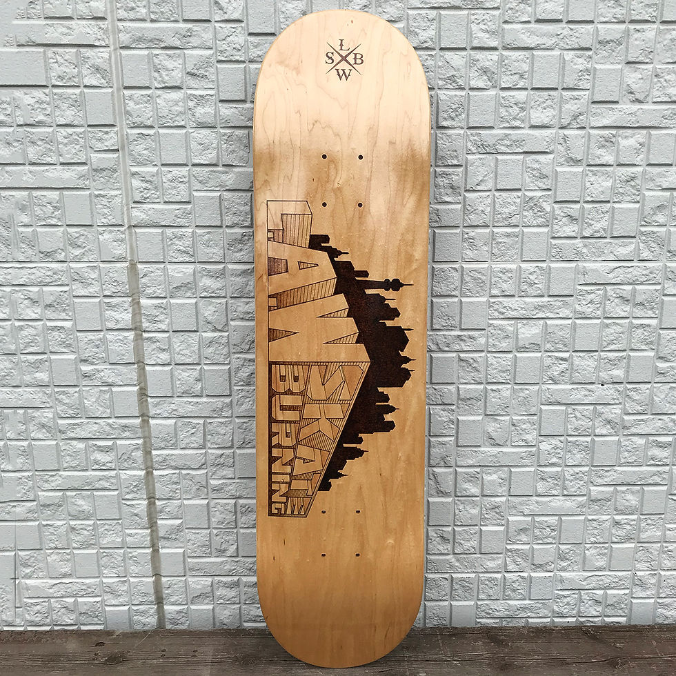 BURNING SKATEBOARD [CITY]