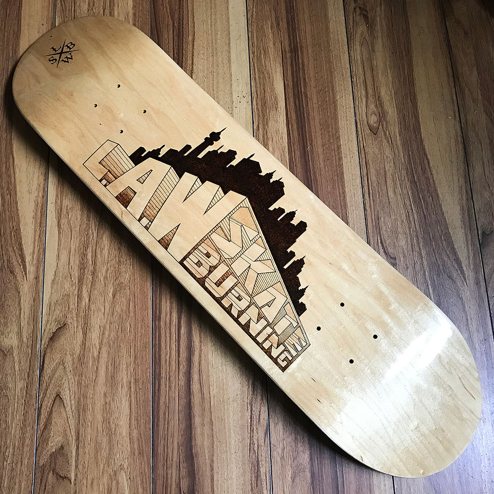BURNING SKATEBOARD [CITY]
