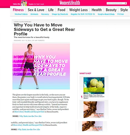 Shrewsbury Club in Women's Health
