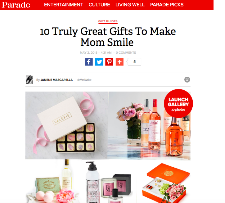 Mom Bomb in Parade Magazine