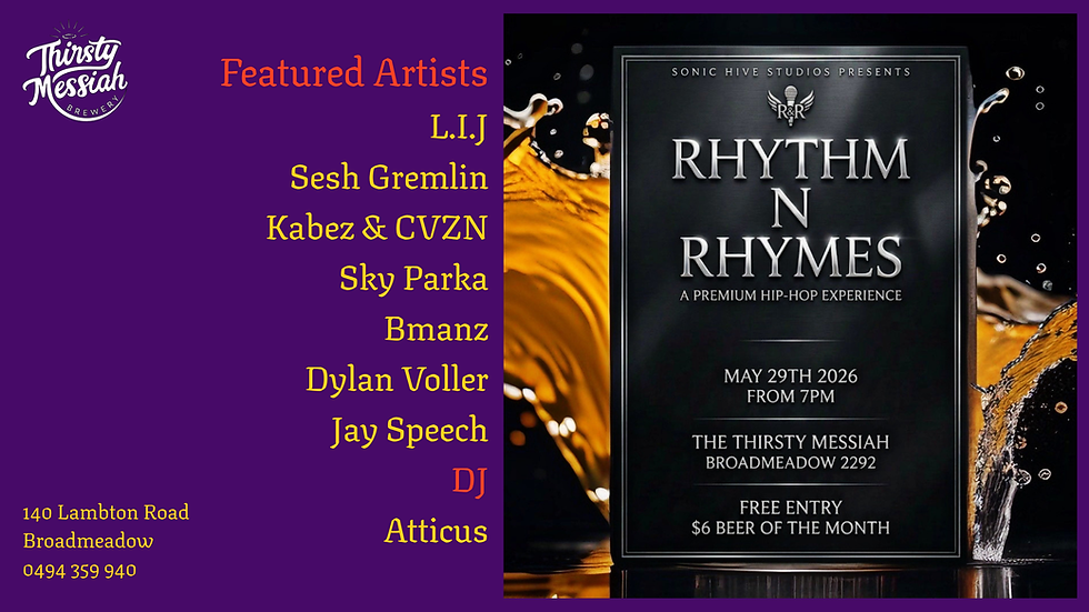 Rhythm N Rhymes - A Premium Hip Hop Event