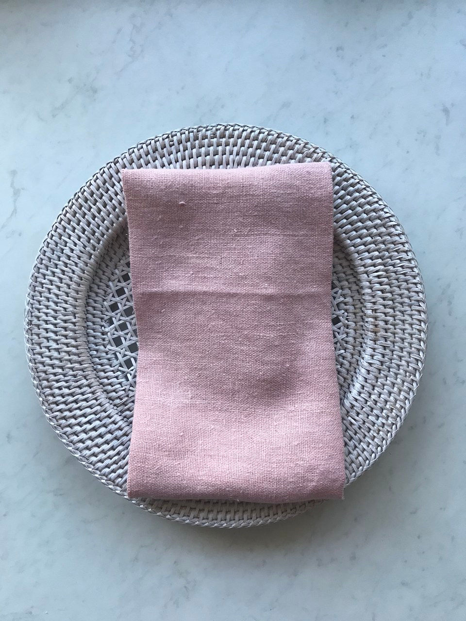Wildflower Pink Linen Napkin