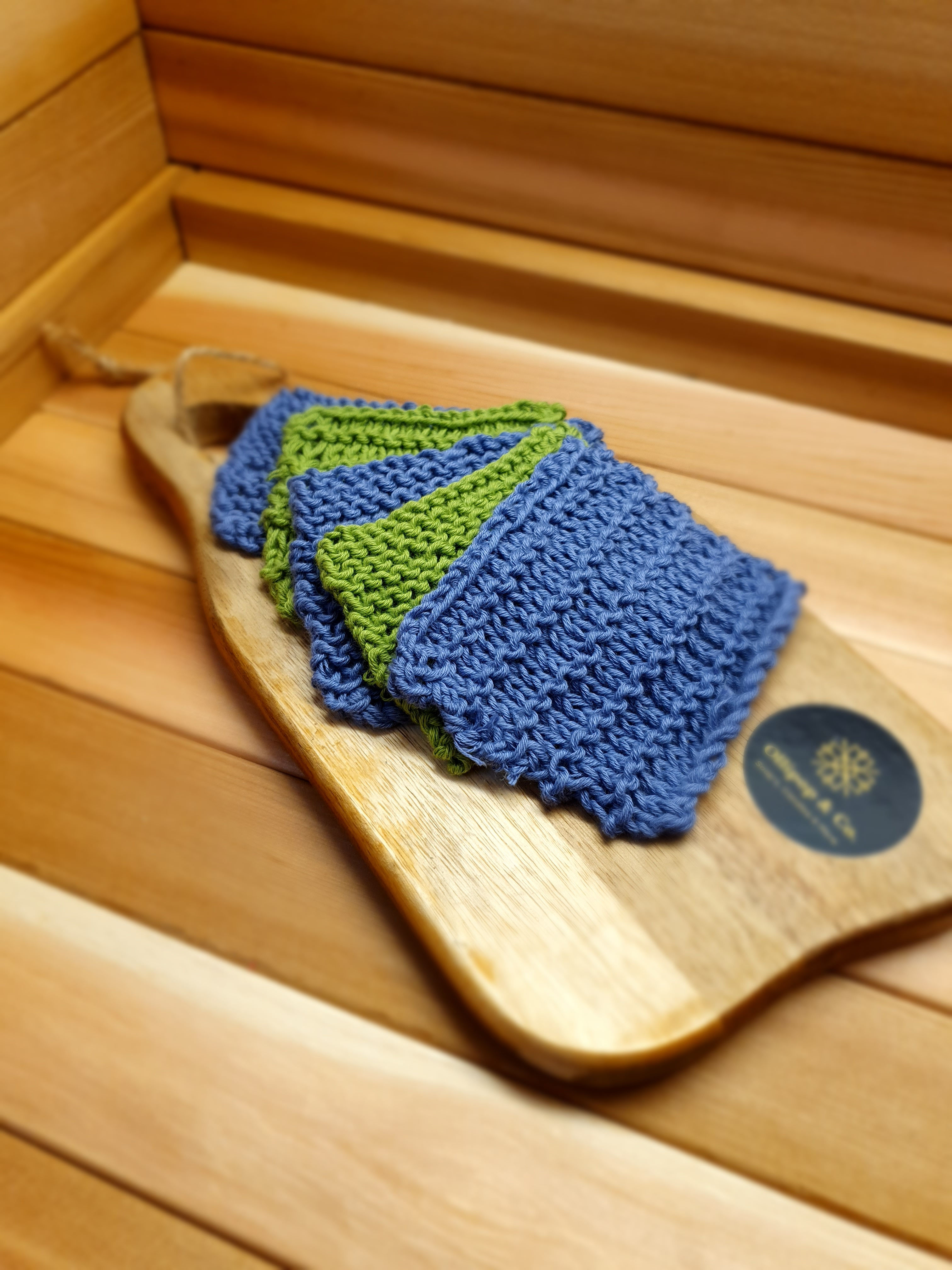 Organic face scrubbies