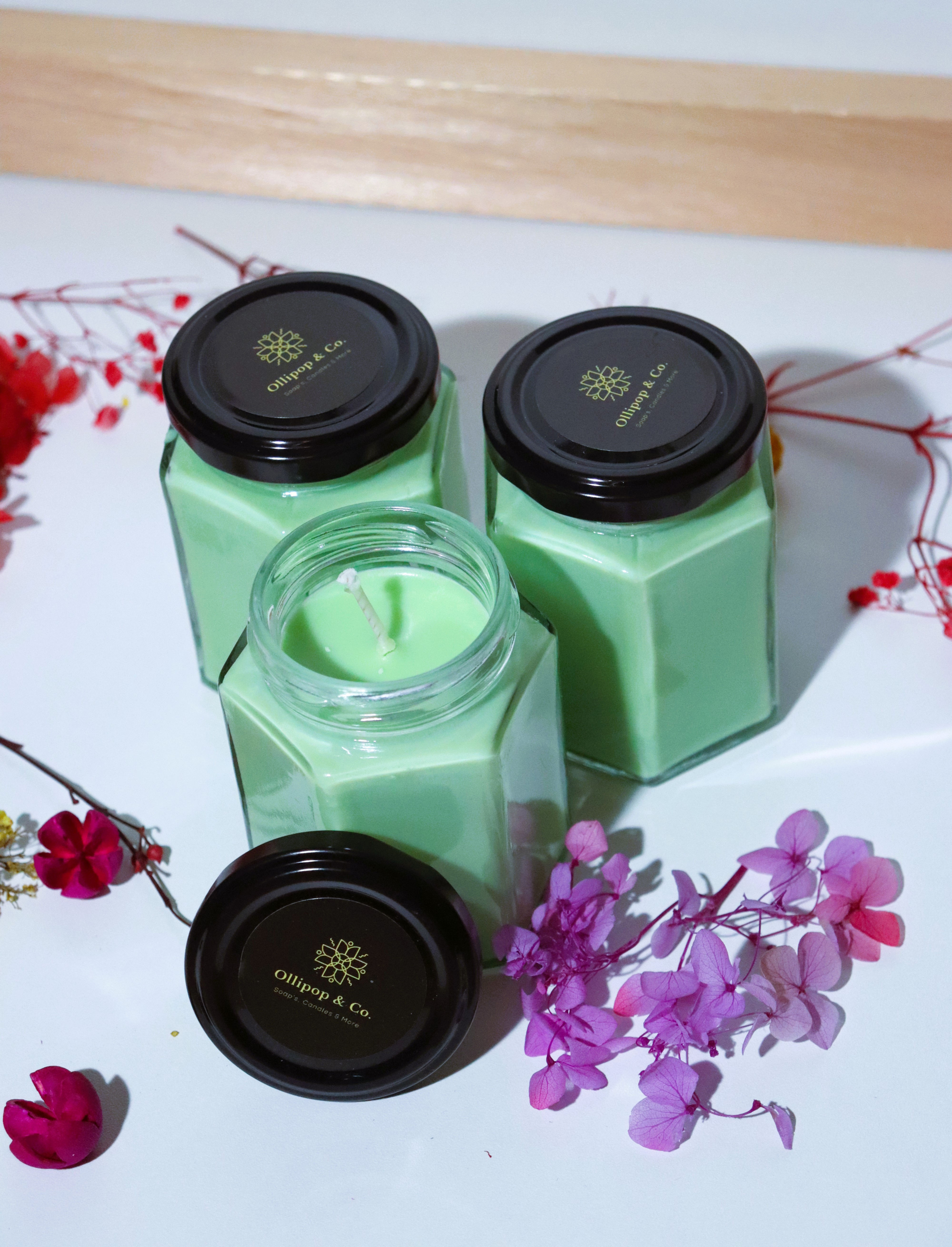 Handmade Pear Drop Scented Candle