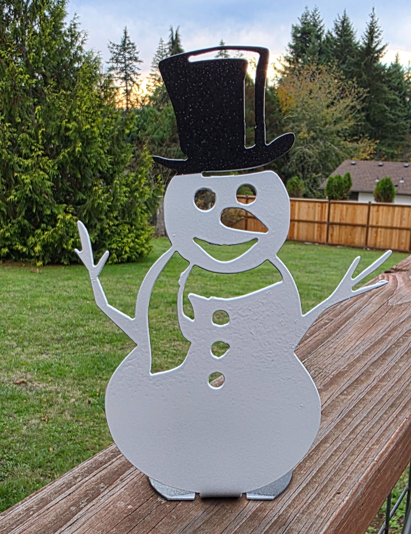 Steel Chillin' Snowman