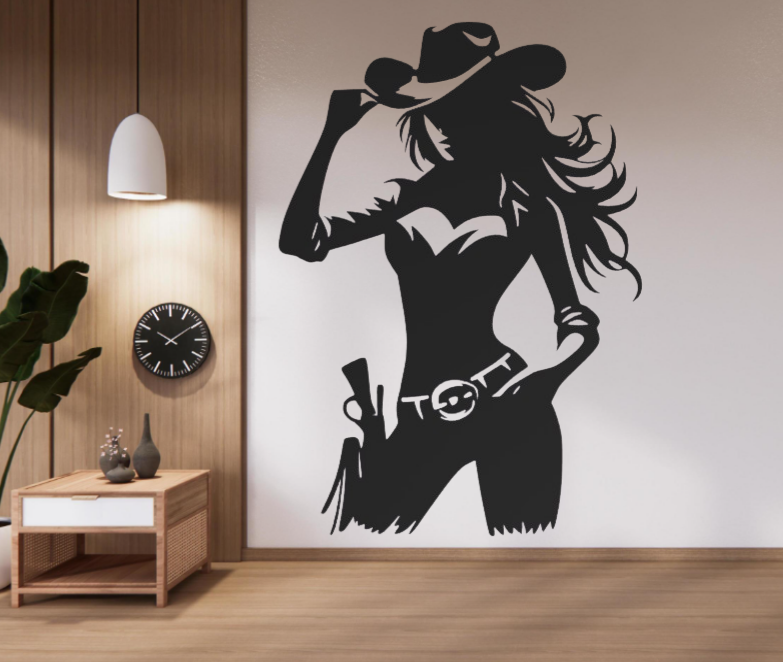 Hat-Tipping, Gun-Toting Cowgirl