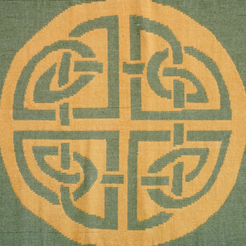 Celtic knot rug