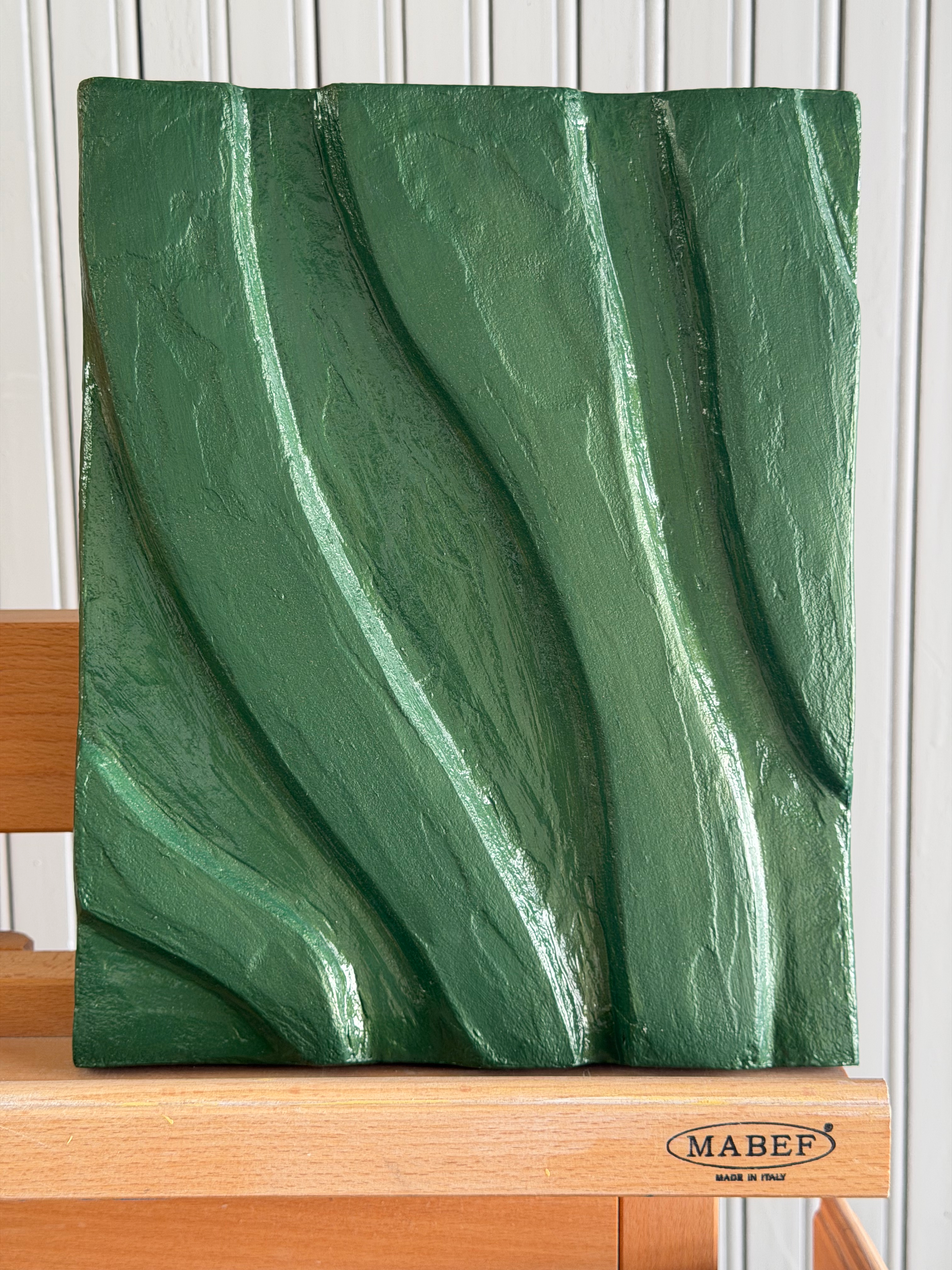 Yvette - vert olive nacré