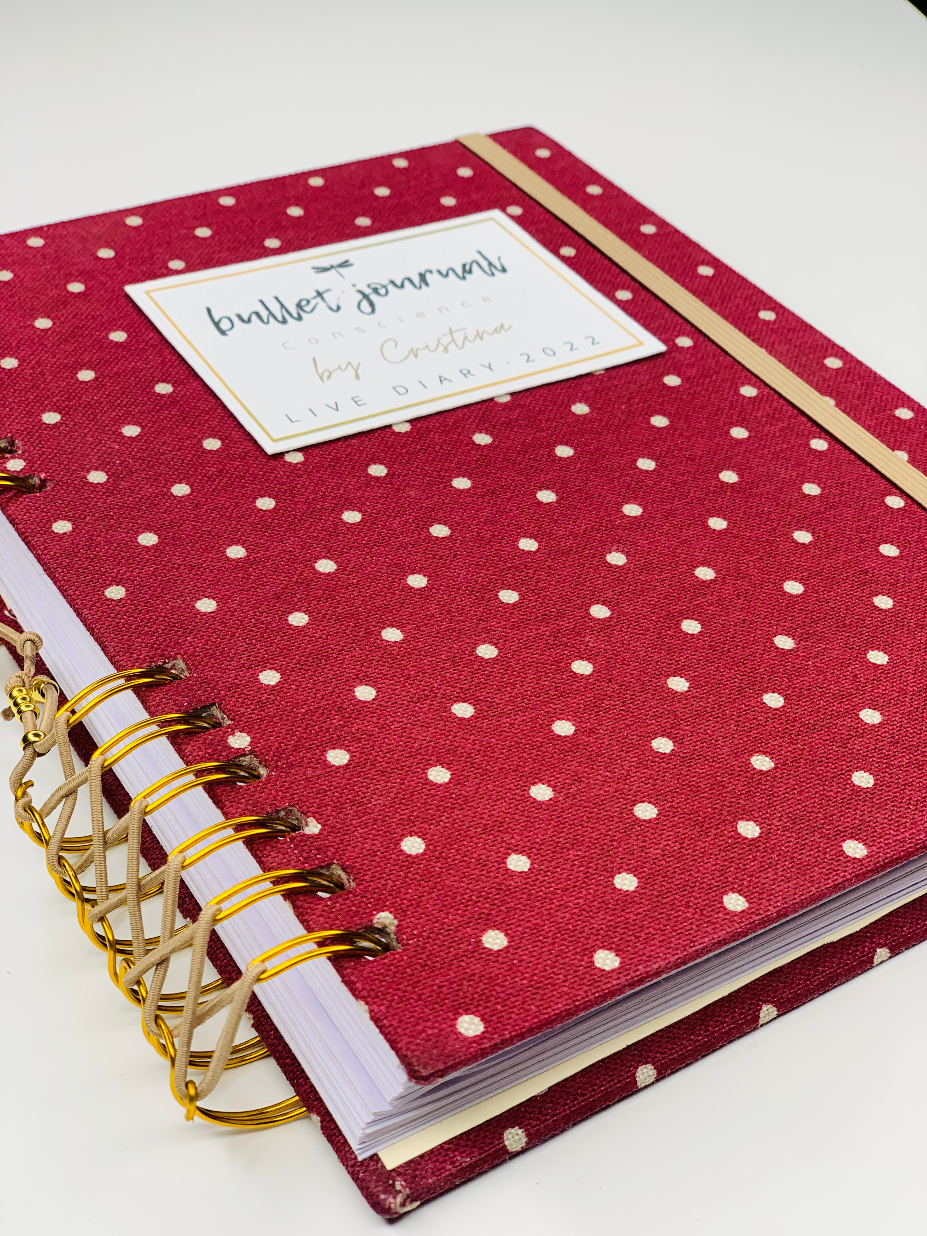 BULLET JOURNAL "CH Garnet"  · (12 MESES)