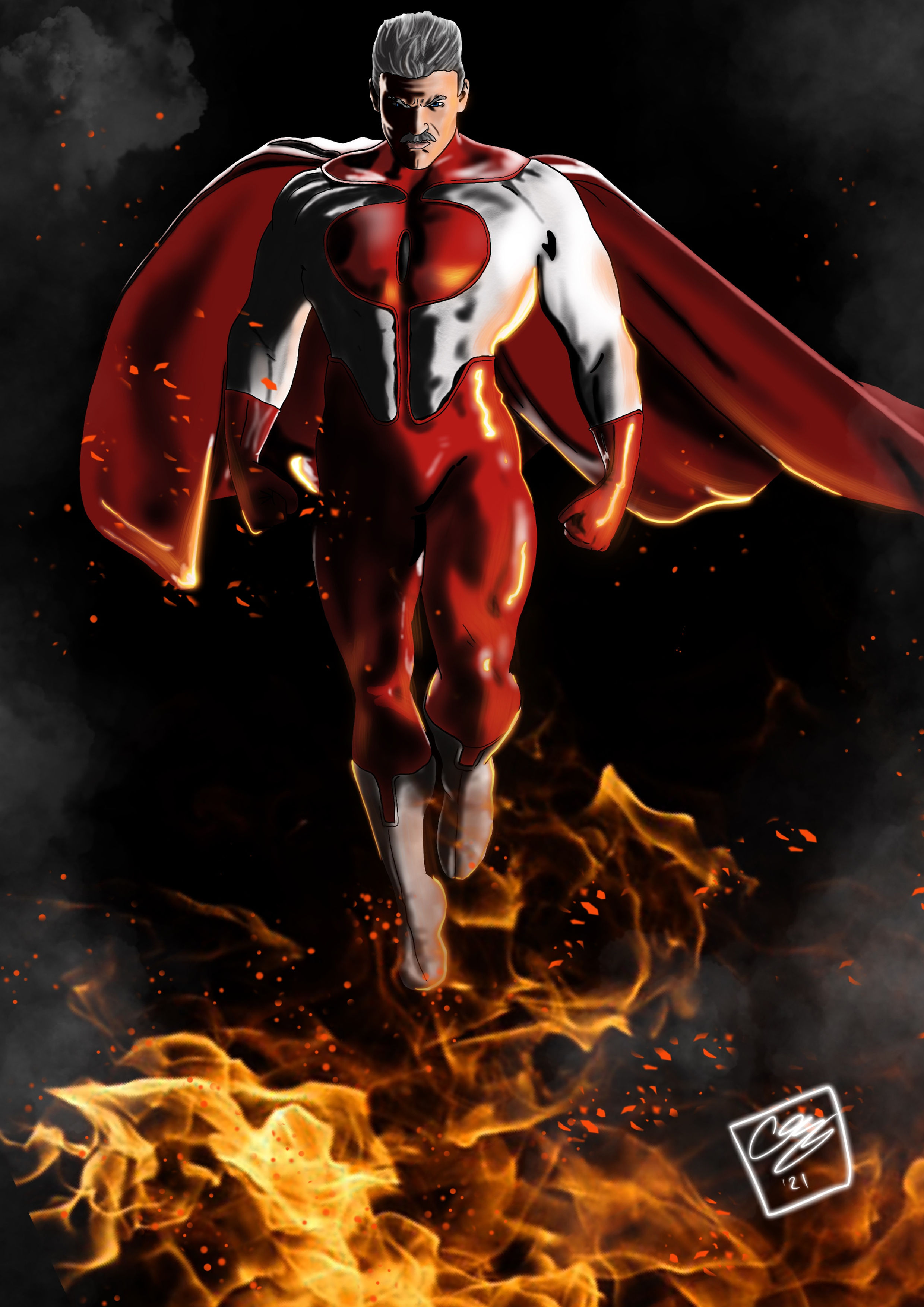 Omni-Man Art Print