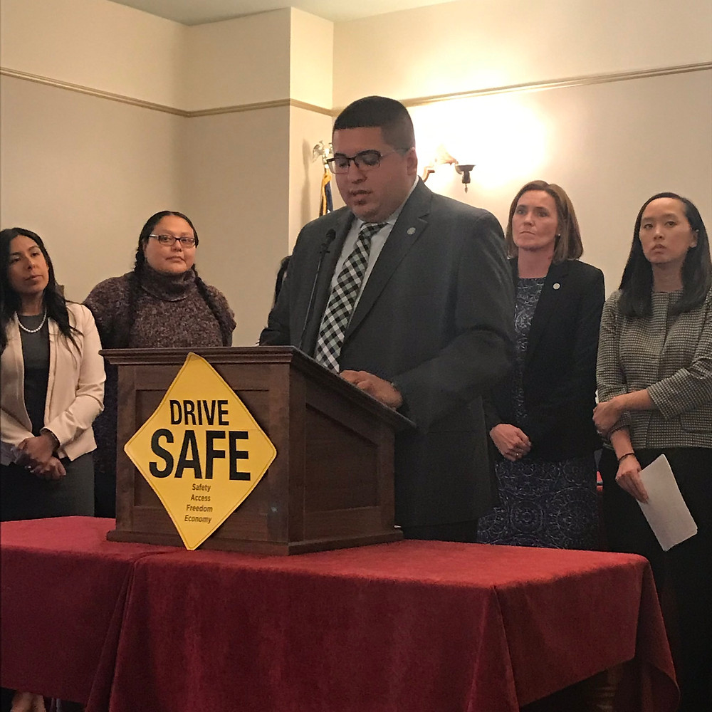 State Representative Alex Garza describes the Drive SAFE bills.