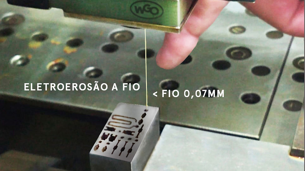 Eletroerosão a Fio (Máquina Submersa) WGO Ferramentaria Completa. Eletroerosão de Penetração CN (Orbital)