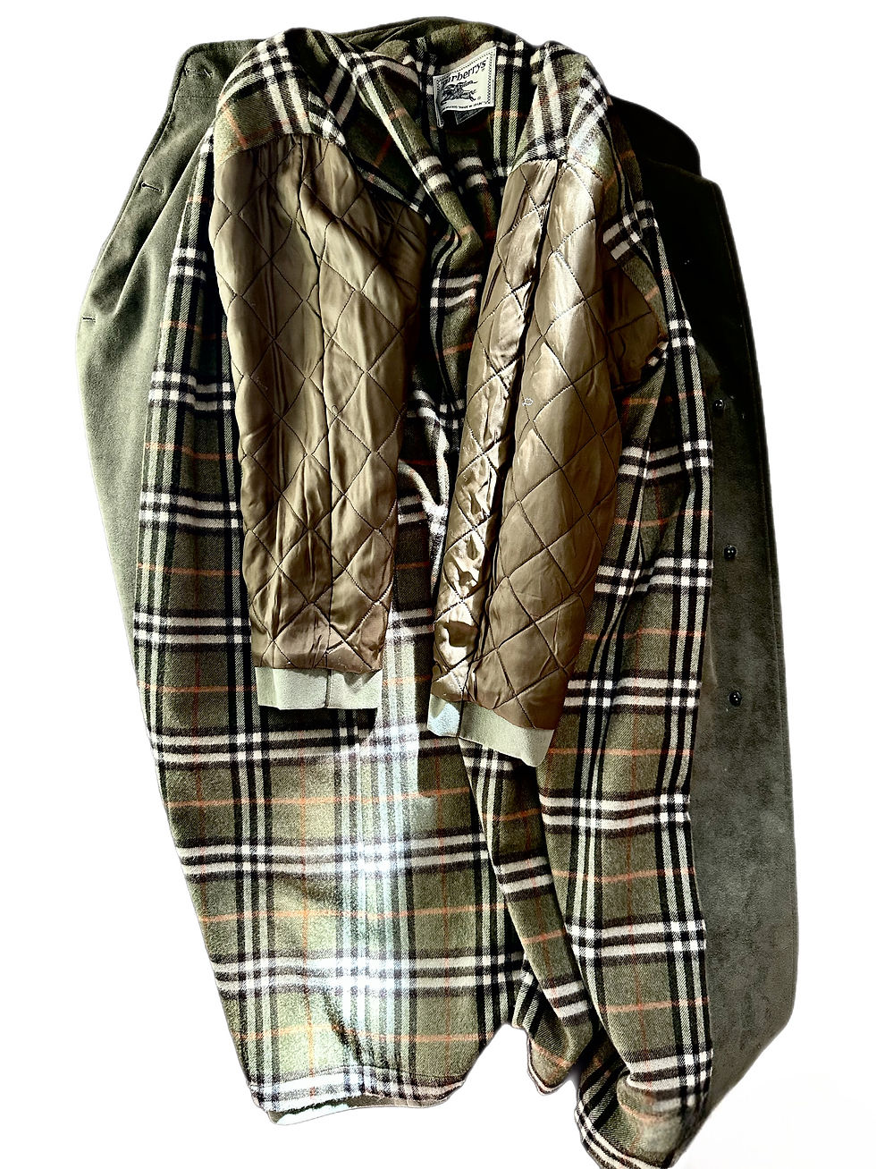 Thumbnail: VINTAGE BURBERRY PRORSUM SUEDE COAT
