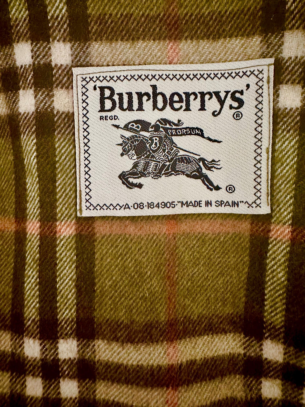 Thumbnail: VINTAGE BURBERRY PRORSUM SUEDE COAT