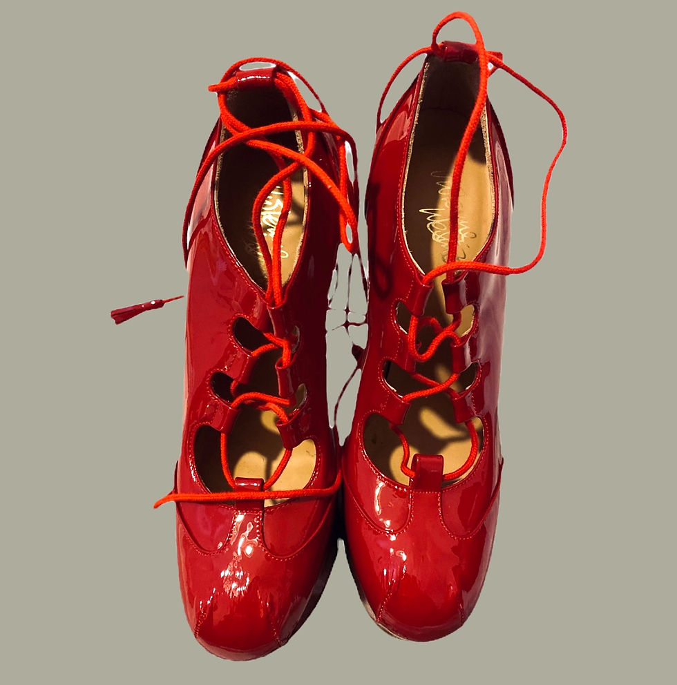 Thumbnail: S/S 2021 VIVIENNE WESTWOOD ELEVATED GHILLIE PLATFORM PUMPS UK5 D38