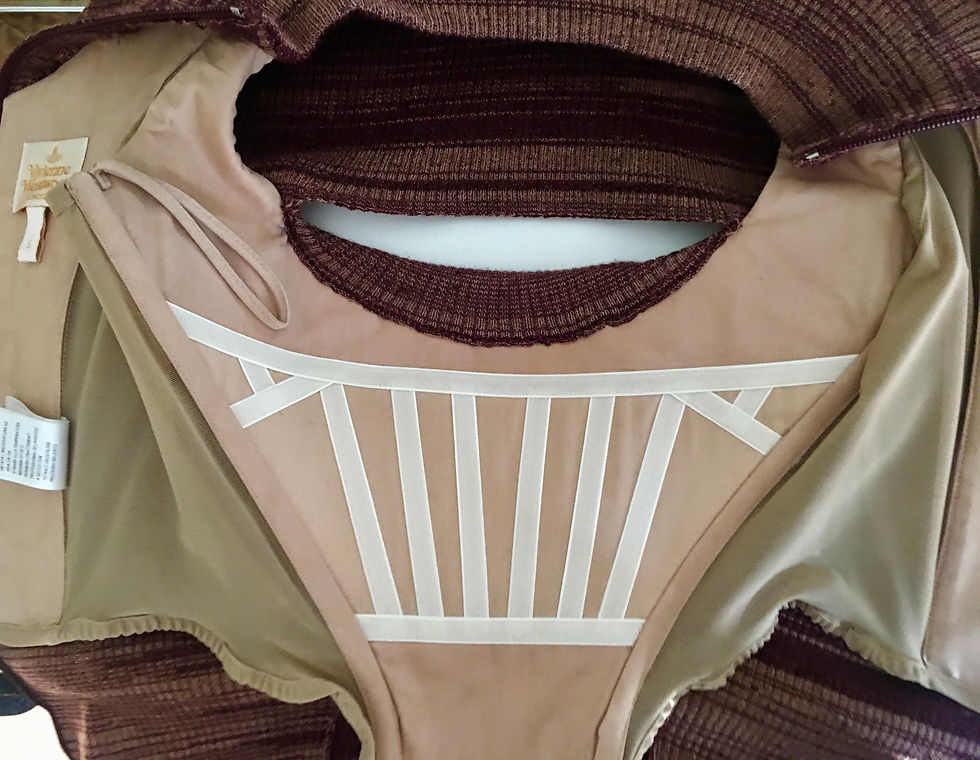 Thumbnail: A/W 2012 VIVIENNE WESTWOOD GOLD LABEL RUNWAY KNIT SWEATER WITH BUILT-IN CORSET S