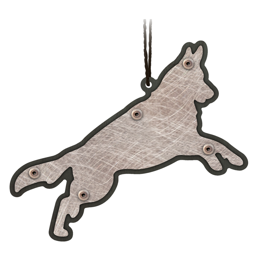 Celebrate the dedication and loyalty of German Shepherd with this exquisitely crafted ornament. It makes a beautiful gift. We