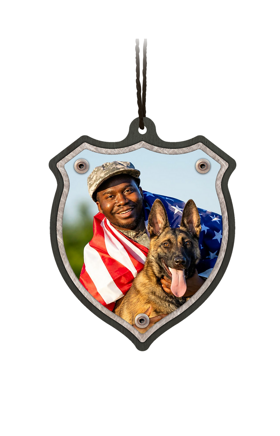 K9 SHIELD ORNAMENT AND MEMORIAL