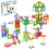 Thumbnail: PicassoTiles Magnetic Marble Run Set: 50 piece