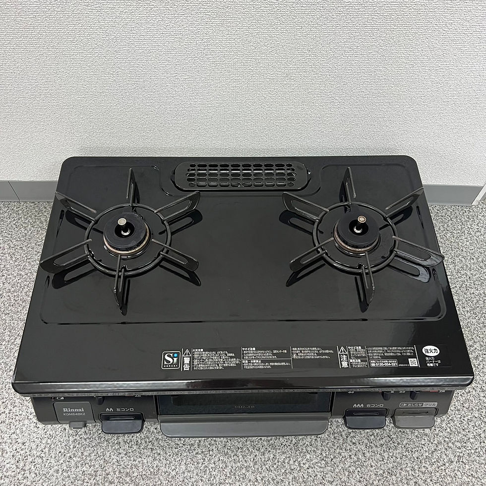 サムネイル： 【ガスコンロ・都市ガス】Rinnai　リンナイ　KGM64BK2R　12A13A　2019年製