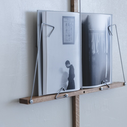 book on the wall アンティークブラウン