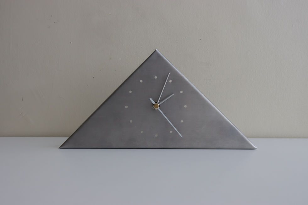 サムネイル： aluminum   clock　サンカク