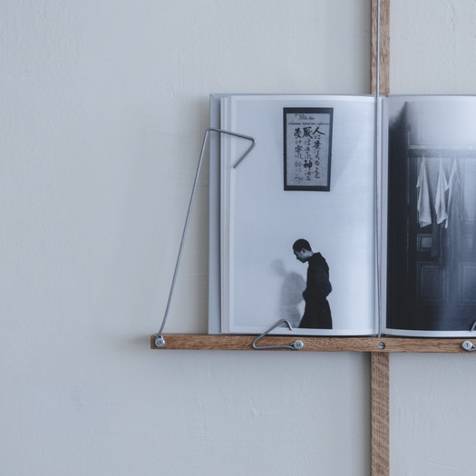 book on the wall アンティークブラウン