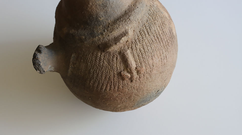 サムネイル： アフリカ　土偶　土器　酒器　水差し　B