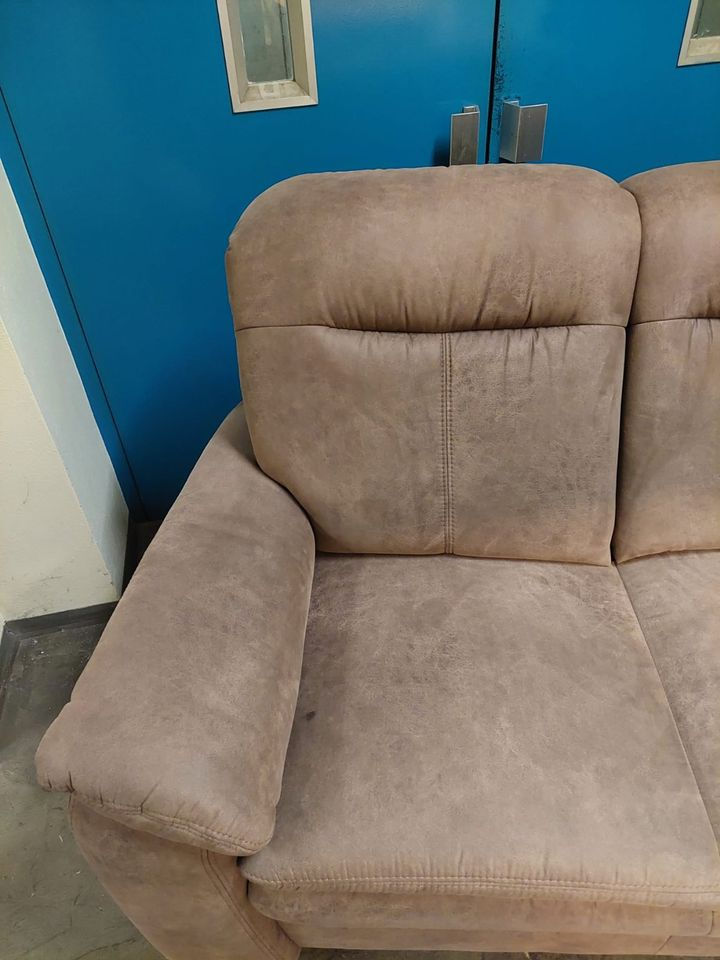 Miniaturbild: 2 X 3er Couch - Sofa Bezug Ledaro braun