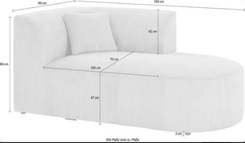 Miniaturbild: andas Sofa-Eckelement »Alesund«, als Einzelelement