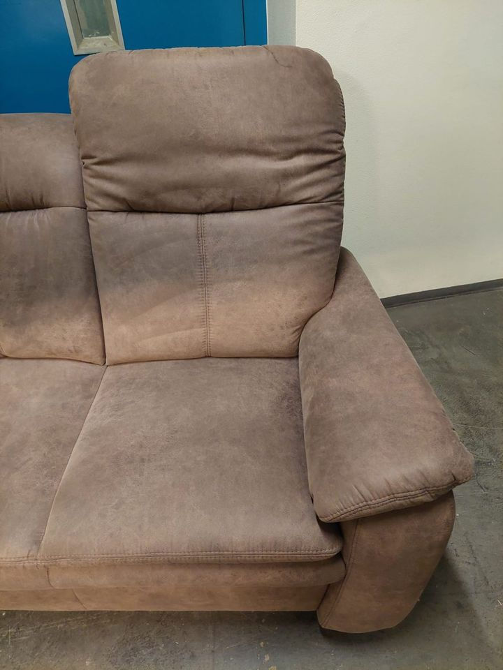 Miniaturbild: 2 X 3er Couch - Sofa Bezug Ledaro braun