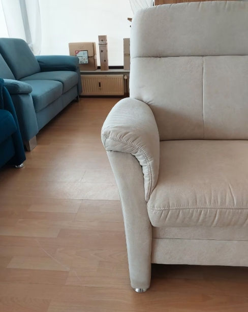 Miniaturbild: Couch ( Sofa ) ZARA 3 Sitzer in Ledaro natur