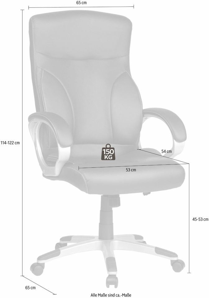 Miniaturbild: Chefsessel Cosimo XXL - Bürostuhl - Schreibtischstuhl