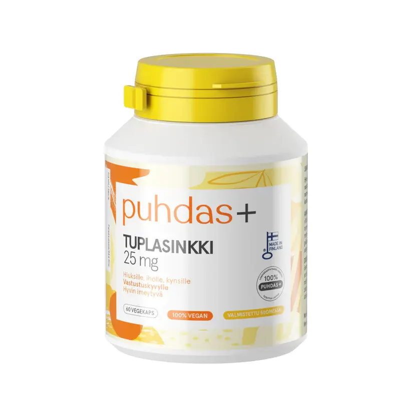 Puhdas+ Tuplasinkki 25 mg