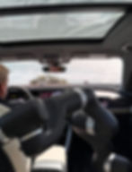 Driver inside car with EVO moco Robot the most portable motion controlled robot arm by Motorized Precision.