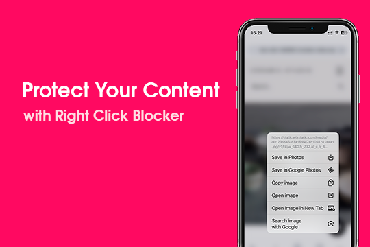 Right Click Blocker banner