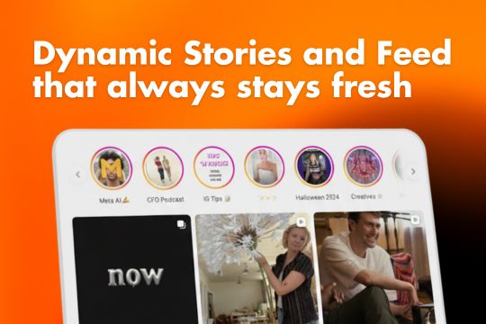 Instafeed + Stories banner