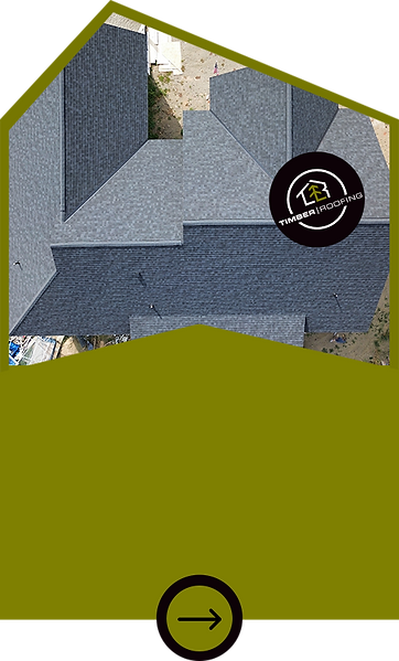 A drone shot of a quality roof job replacement.