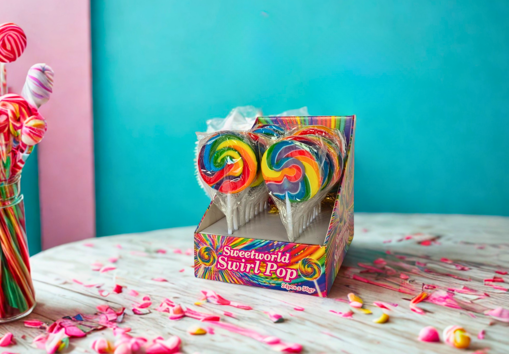 Large Swirl Lollipop