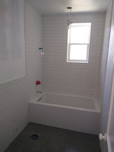 White Tile Bathroom