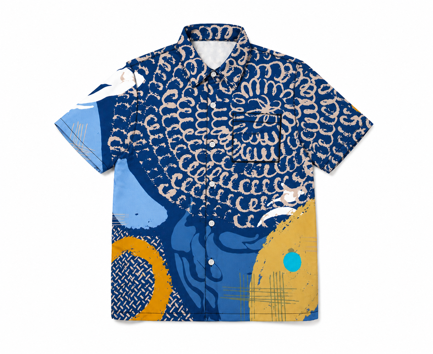 Blue Clark Button Up