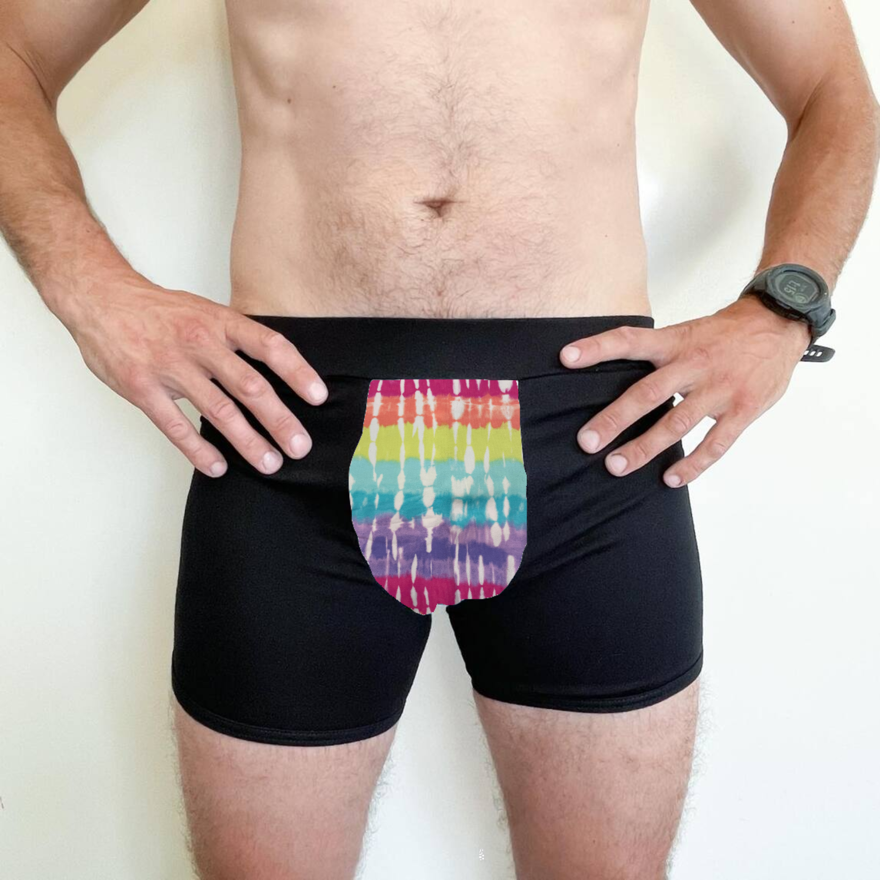 Tie Dye Stripe Junk Trunks