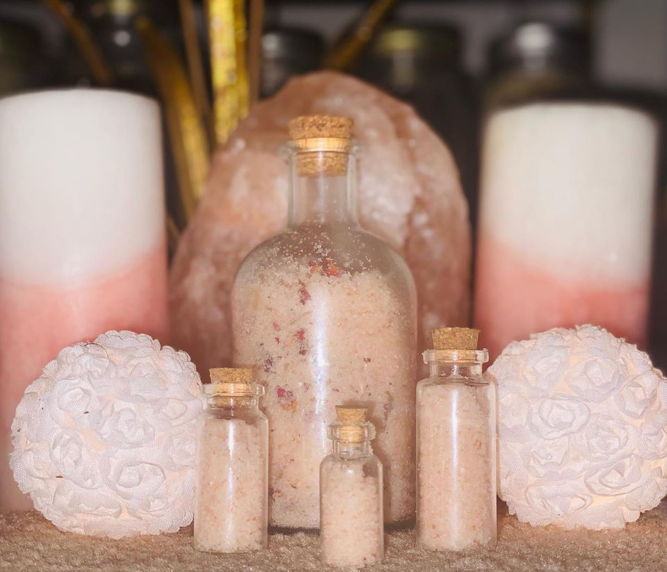 Rose Gold Bath Salt